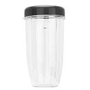 Set of 2 Blender Replacement, Eco Friendly and Durable Transparent Blender Part Kit Large Capacity with Lid for Replacement Part for Dishwasher Safe(Big Cup 32Oz)