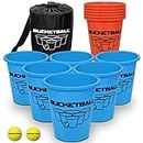 BucketBall | Beach Edition Starter Pack | Ultimate Beach, Pool, Yard, Camping, Tailgate, BBQ, Lawn, Water, Indoor, Outdoor Game – Best Gift Toy for Adults, Boys, Girls, Teens, Family