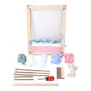 Useful Tapestry Weaving Loom Kit with Colored Ropes for Beginners Kid Teen Adult
