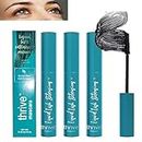 Thrive Mascara Liquid Eyelash Growth Fluid, Thrive Mascara Liquid Lash Extensions, with Natural Lengthening and Thickening Effect, Natural Non-Clumping Application Lasts All Day (3pcs)