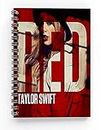 CRAFT MANIACS Taylor Swift HI Quality 160 Pages Ruled Diary | UBER Cool Merch for Taylor Swift Lovers (The RED Album)