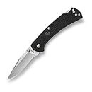 Buck Knives 112 Slim Select Folding Lockback Pocket Knife with Thumb Studs and Removable/Reversible Deep Carry Pocket Clip, Nylon Handles, 3" 420HC Blade