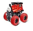 Harry High Speed Stunt Action Friction 4Wd Thomas Train Pull Along Back Friction Power Die Cast Toy Vehicle Push And Go Crawling Toys For Kids Girls Boys Baby, Assorted