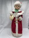 Vintage Christmas Animated Mrs.Claus  Sound 15” Motion Not Working