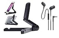 Mobile & Tablet Stand Stands for Your Phones/Tablets (Multi-Angle Portable Tab Stand with Free Earphones)