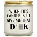 CINGUE Candles Gifts for Him - Funny Birthday Gifts for Men, Husband Gifts, Boyfriend Gifts, Fiance Gifts, Naughty Valentines Day Engagement Anniversary Christmas Gifts for Couple Guy...