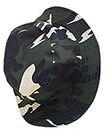 Kumar's Trend - Men's Cotton Camouflage Army Hat, 2 in One Men & Women Military SSB Commando Bonnie hat.