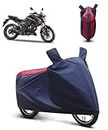 FABTEC Bike/Motorcycle Body Cover Compatible with Honda Hornet 2.0 (Red & Blue)