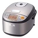 ZOJI NP-GBC05-XT Induction Heating System Rice Cooker and Warmer, Stainless Dark Brown
