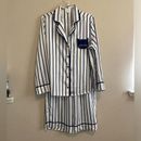 Kate Spade Intimates & Sleepwear | Kate Spade Women Blue Striped Pajamas 2 Pc Set Xl | Color: Blue/White | Size: Xl