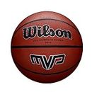 Wilson,Ballon de Basketball, MVP Basketball, Caoutchouc, intérieur et extérieur, WTB1417XB06, Mixte Adulte, Orange, 6