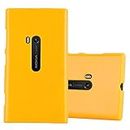 Cadorabo Case Works with Nokia Lumia 920 in Jelly Yellow - Shockproof and Scratch Resistant TPU Silicone Cover - Ultra Slim Protective Gel Shell Bumper Back Skin