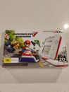 Boxed Mario Kart 7 White + Red Nintendo 2DS In Box Like New Condition