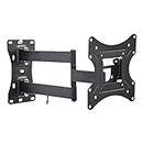 Tilt Rotate Full Motion Universal Mount 26 28 30 32 36 37 42 46 55 48 52 50 49" Inches LED, LCD & Plasma TV, Monitor Wall Mount Stand with 25 kgs Capacity Corner Stand Bracket