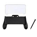 Amazingdeal 3 in 1 Hand Grip + Crystal Case + Plastic Stylus Pen for Nintendo NEW 2DS LL 2DS XL Console