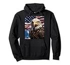 Diseño patriótico de Estados Unidos de American Eagle Sudadera con Capucha