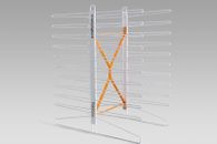 Table top drying rack with 20 shelves