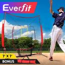 Everfit Portable Baseball Training Net Stand Softball Practice Sports