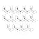Louttary 14 Pcs Furniture Anchors Wall Anchors, Anti Tip Furniture Anchors No Drill, Adhesive Furniture Wall Anchors for Baby