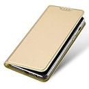Helix Magnetic Case for iPhone 6 Plus, Protective Magnetic Leather Flip Cover for iPhone 6 Plus - Gold