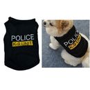 Dog Vest Coat Clothes Polic K-9 Unit Security Puppy Fancy Dress Pet Accessories