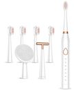 Electric Toothbrush/facial, 6 modes/attachments,USB Rechargeable, facial mode
