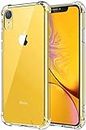 JGD PRODUCTS for iPhone XR Premium Transparent Soft Silicon Back Cover [Transparent]