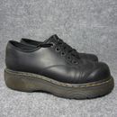 Zapatos Oxford gruesos Dr Martens EU 39 para mujer EE. UU. 8 cuero negro Y2K