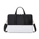 CCAFRET Bolso ordenador portatil mujer Women Briefcases Lady Handbag Laptop Bags (Color : Schwarz)