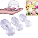5-100pcs Acrylic Mold Clear Plastic Bath DIY Bomb Moulds Round Heart Star Shaped
