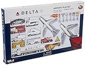 Daron Delta Airport Playset, 30-Piece