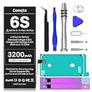 [3200mAh] Battery for iPhone 6S, [2023 New Version] New Upgraded Ultra High Capacity 0 Cycle Battery Replacement for iPhone 6S Model A1633, A1688, A1700 with Complete Professional Repair Tool Kits