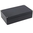 YETLEBOX Watertight Junction Box, IP67 Waterproof Project Box Durable ABS Plastic Electronic Enclosure Case for DIY Electrical Project Black 7.87" x 4.72" x 2.20"(200 x 120 x 56 mm)