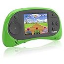 E-MODS GAMING Kids Handheld Games 16 Bit Retro Video Games Console with 220 HD Electronic Games - 2.5'' LCD Travel Games Entertainment Gifts for Boys Girls Ages 4-12 (Lime Green)