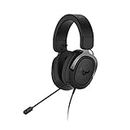 ASUS TUF Gaming H3 Wired Headphone with 7.1 Virtual Surround Sound, Silver