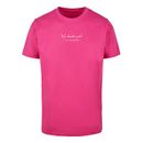 T-Shirt MERCHCODE "Merchcode Herren Love Yourself First Round Neck" Gr. XXL, pink (hibiskuspink) Herren Shirts T-Shirts