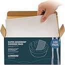 Lunderg Super Absorbent Commode Pads - Medical Grade Value Pack 100 Count - for Bedside Commode Liners Disposable, Adult Commode Chair, Portable Toilet Bags or Camping - Make Life so Much Easier