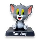 AUGEN Limited Edition Super Hero Tom Cat Action Figure Bobblehead with MobileHolder for Car Dashboard, Office Desk & Study Table (Pack of 1)