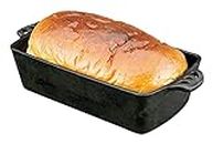 Camp Chef Home Seasoned Cast Iron Bread Pan 9 x 5 Black