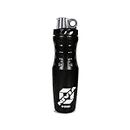 Nivia G 20-20 Sippers Water Bottles for Sports/Outdoors, Cycling Gym & Running Bottles for, Training, Exercise & Fitness, Light Weight, & Leakproof With Quick-Grip (740 ml, Pack of 1, Plastic, Black)