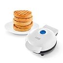 Dash Mini Maker: The Mini Waffle Maker Machine for Individual Waffles, Paninis, Hash browns, & other on the go Breakfast, Lunch, or Snacks - White, 4 Inch
