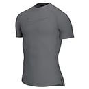 Nike M NP DF Tight Top SS, T-Shirt Uomo, Iron Grey/Black/Black, 2XL