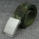 Children Teen Boys Camo Army Military green camouflage Casual Canvas Pants Belt