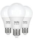 Vanke E27 Screw LED Bulb, Warm White 2700K, 60 Watts Equivalent, 9W ES Bulbs, Screw in Light Bulb, 806 Lumen, Non-Dimmable, Pack of 3