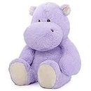 MorisMos Giant Purple Hippo Teddy Plush Soft Toy 90cm, Fluffy Cuddly Large Hippopotamus Stuffed Animal, Kawaii Birthday Gifts for Girls Boys Kids Party Decorations