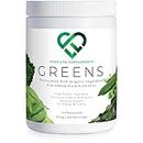 Organic Greens by LLS | 273g - 30 Servings | Unflavoured | Contains 7 Organic Greens - Inulin, Kale, Spirulina, Spinach, Seagreens, Pea, Chlorella Plus Lactospore® | Love Life Supplements