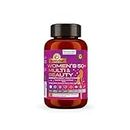 QualityStar MultiVitamin for Women 50 and Over - Collagen, Biotin, Hyaluronic & Alpha Lipoic Acid - Complete Daily Multivitamin for General Health and Beauty Support - 120 Capsules for 90-Day Supply