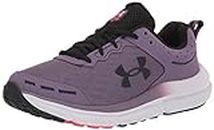 UNDER ARMOUR Women's Charged Assert 10 Running Shoe, (500) Retro Purple/Retro Purple/Black, 6.5