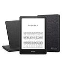Kindle Paperwhite Signature Edition Essentials Bundle including Kindle Paperwhite Signature Edition - Wifi, Without Ads, Amazon Fabric Cover, and Wireless Charging Dock