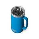 YETI Rambler 24 oz Mug, Vacuum Insulated, Stainless Steel with MagSlider Lid, Big Wave Blue